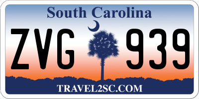 SC license plate ZVG939