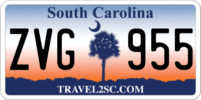 SC license plate ZVG955