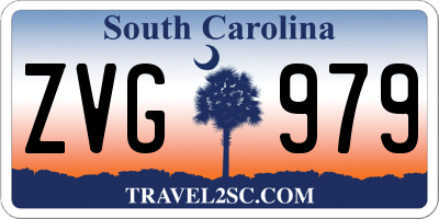 SC license plate ZVG979