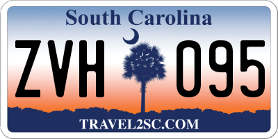 SC license plate ZVH095