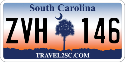 SC license plate ZVH146