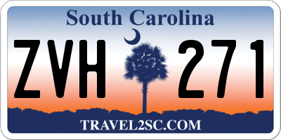 SC license plate ZVH271