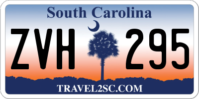 SC license plate ZVH295