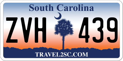 SC license plate ZVH439