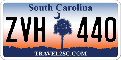 SC license plate ZVH440