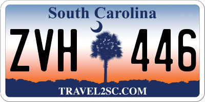 SC license plate ZVH446