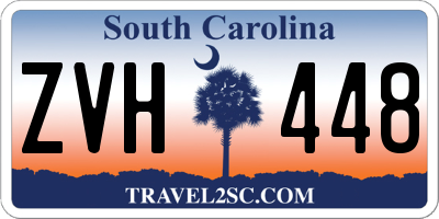 SC license plate ZVH448