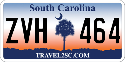 SC license plate ZVH464