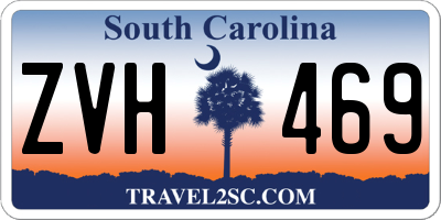 SC license plate ZVH469