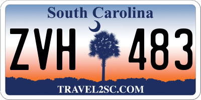 SC license plate ZVH483