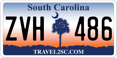 SC license plate ZVH486