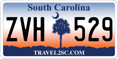 SC license plate ZVH529