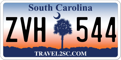SC license plate ZVH544