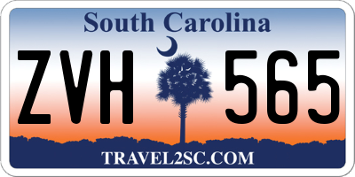 SC license plate ZVH565
