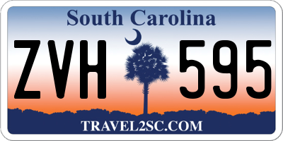 SC license plate ZVH595