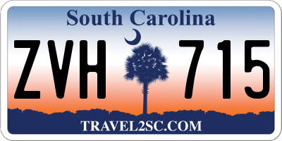 SC license plate ZVH715