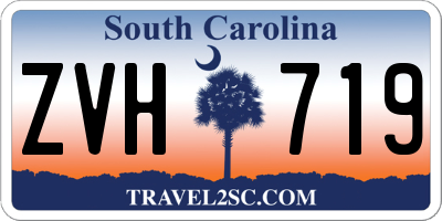 SC license plate ZVH719