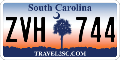 SC license plate ZVH744