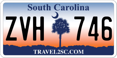 SC license plate ZVH746