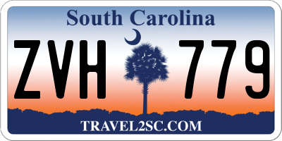 SC license plate ZVH779