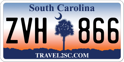 SC license plate ZVH866