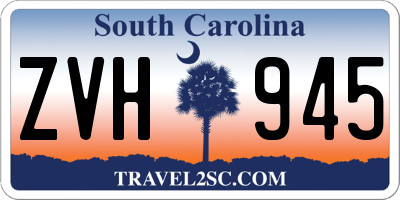 SC license plate ZVH945