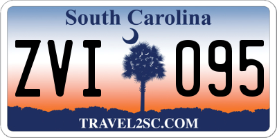 SC license plate ZVI095