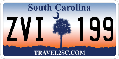 SC license plate ZVI199