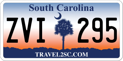SC license plate ZVI295