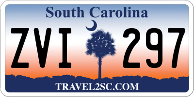 SC license plate ZVI297