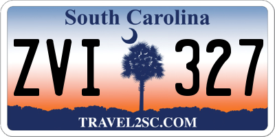SC license plate ZVI327