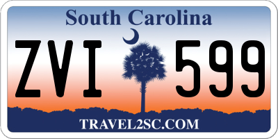 SC license plate ZVI599