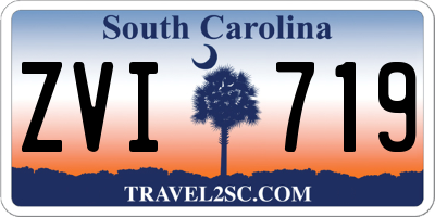 SC license plate ZVI719