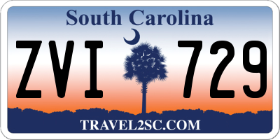 SC license plate ZVI729
