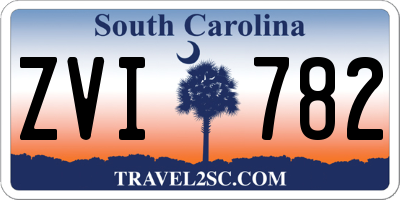 SC license plate ZVI782