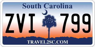 SC license plate ZVI799