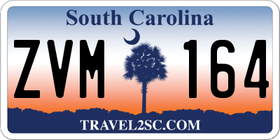 SC license plate ZVM164