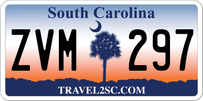 SC license plate ZVM297