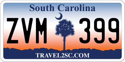 SC license plate ZVM399