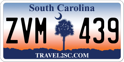 SC license plate ZVM439