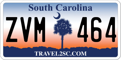 SC license plate ZVM464