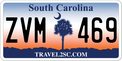 SC license plate ZVM469