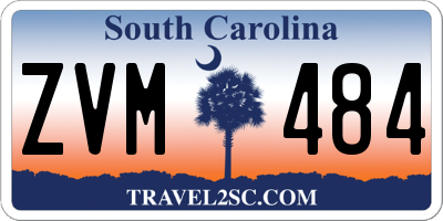 SC license plate ZVM484