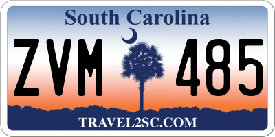 SC license plate ZVM485