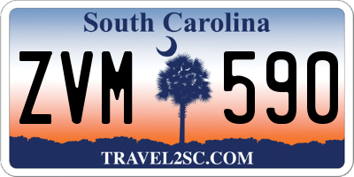 SC license plate ZVM590