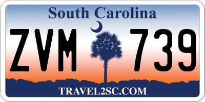 SC license plate ZVM739