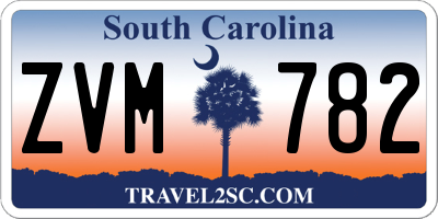 SC license plate ZVM782