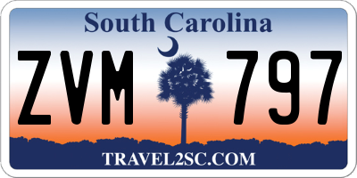 SC license plate ZVM797