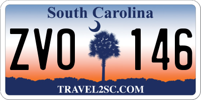 SC license plate ZVO146