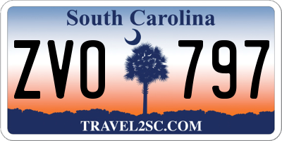 SC license plate ZVO797